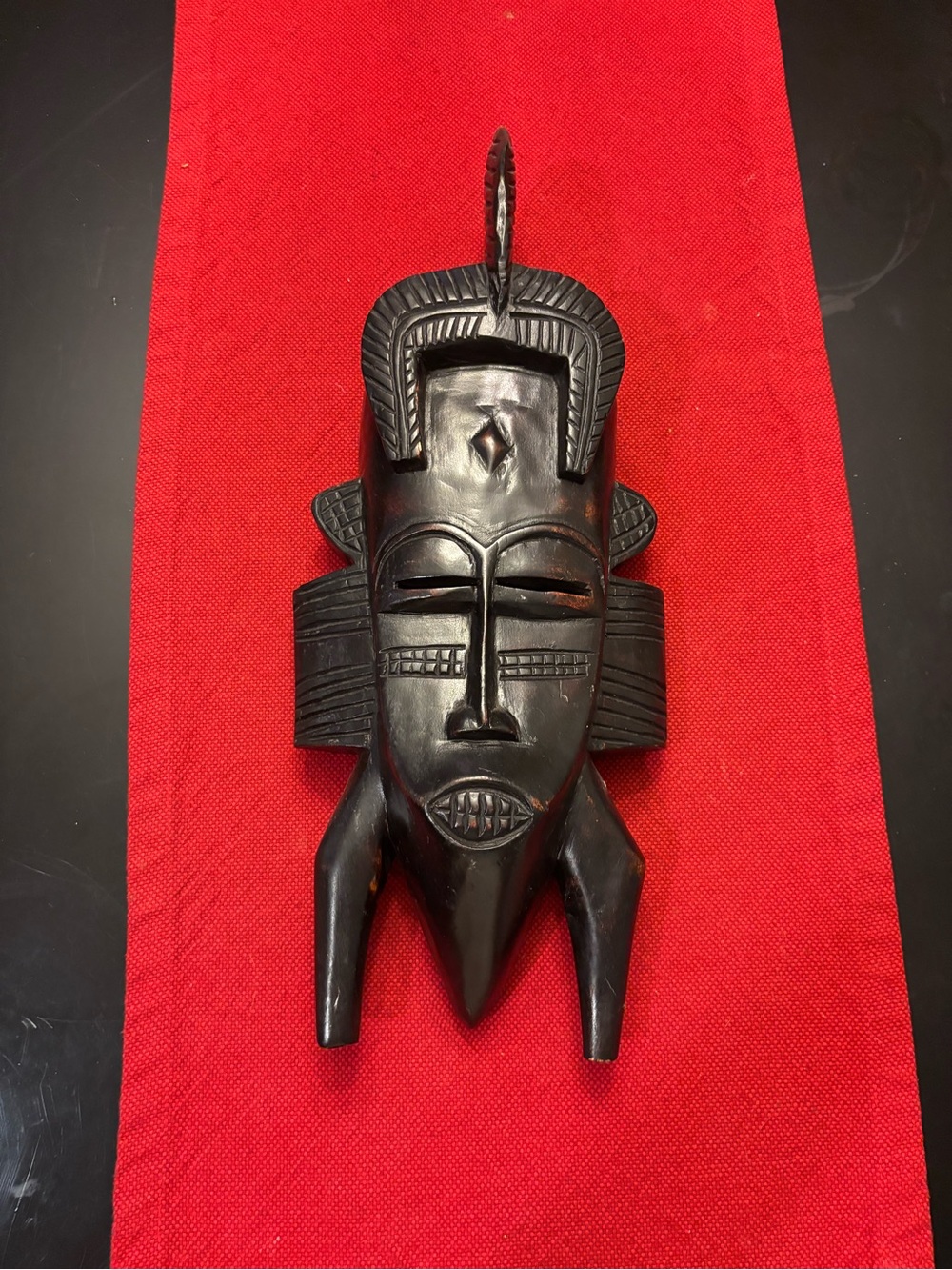 Handcrafted Wooden Tribal Wall Mask - Home Art Décor - Picture 3 of 6